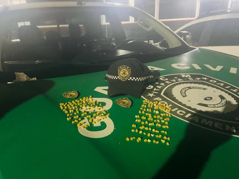 Guarda Civil Municipal apreende mais de 200 pedras de crack em Itapeva