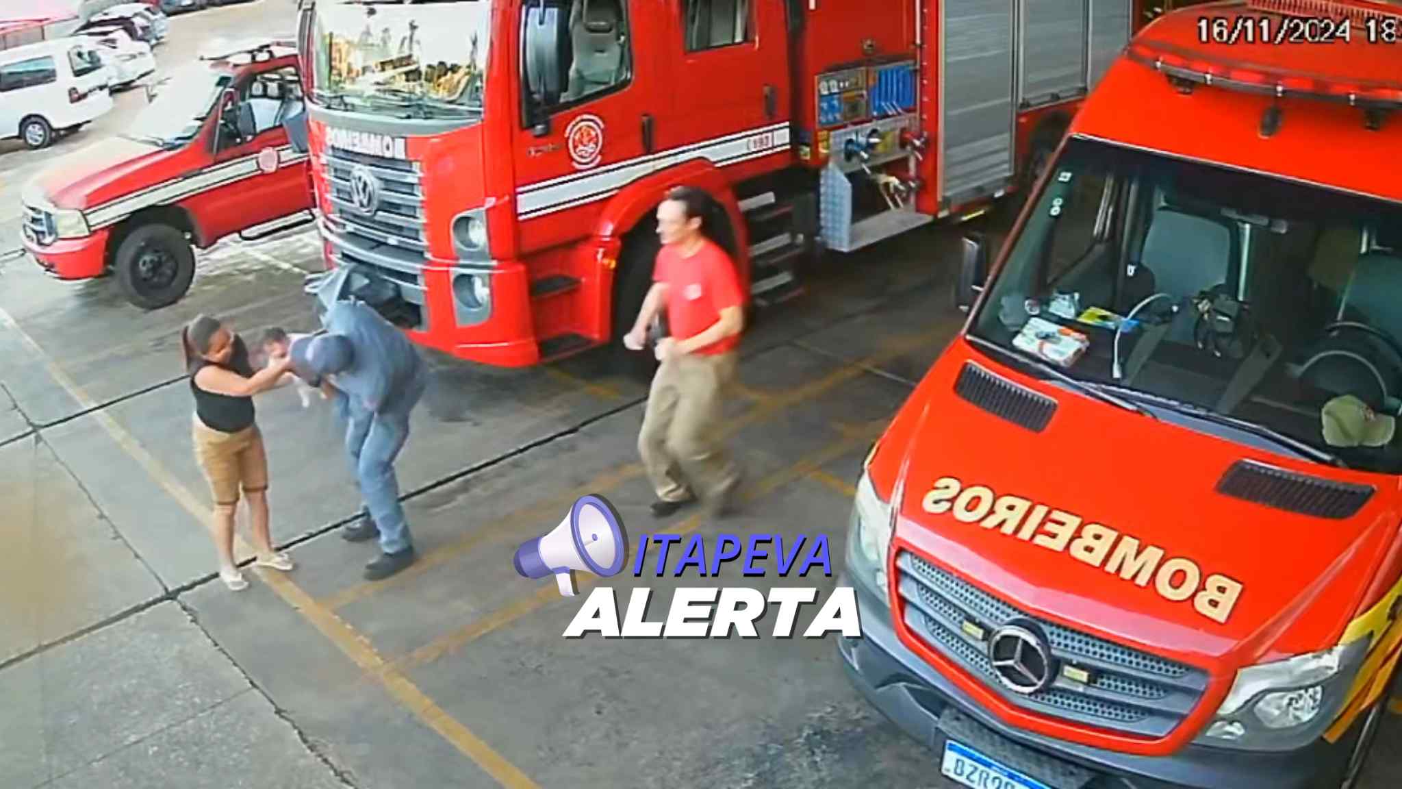Sargento salva bebê engasgado em frente a quartel em Itapeva (SP)