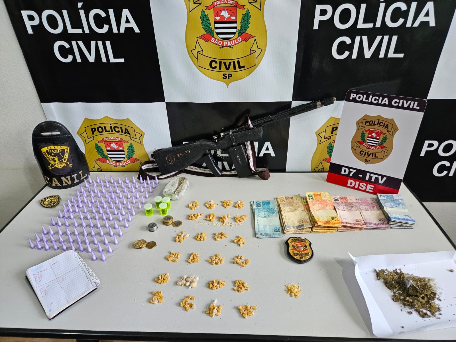 Polícia prende traficante em flagrante na Vila Mariana, em Itapeva
