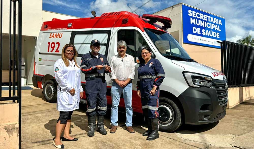 Itararé reforça frota da Saúde com nova ambulância e pick-up para combate à dengue