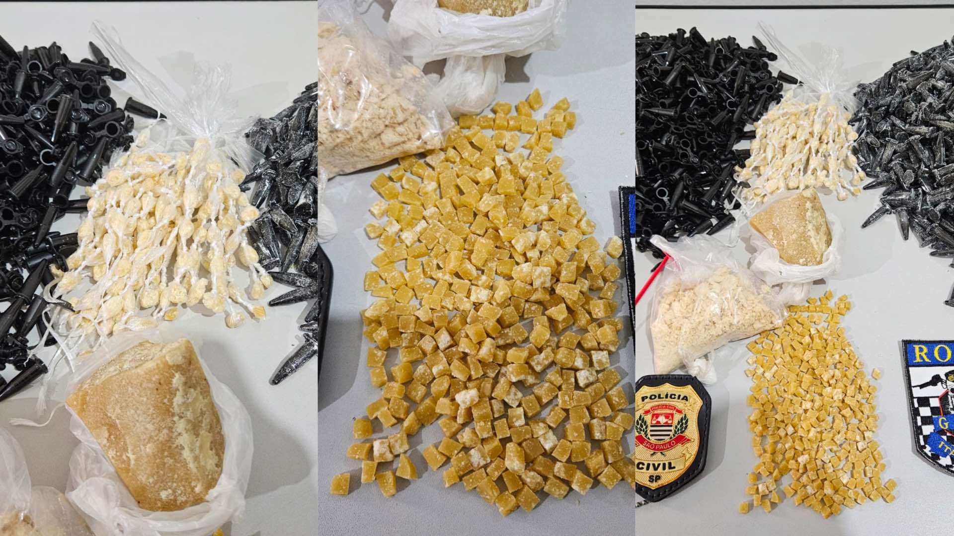 Polícia Civil apreende mais de 1,4 mil porções de drogas em operação no bairro Itapeva III
