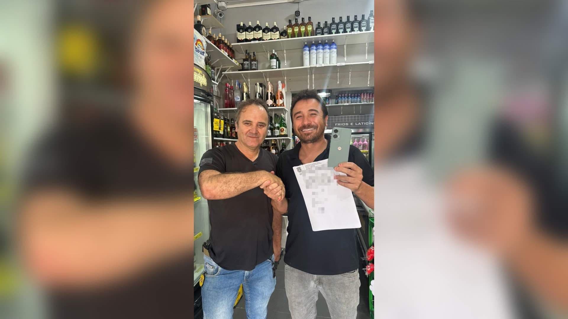 POLÍCIA CIVIL E MILITAR RECUPERAM CELULAR ROUBADO EM ADEGA DE ITAPEVA