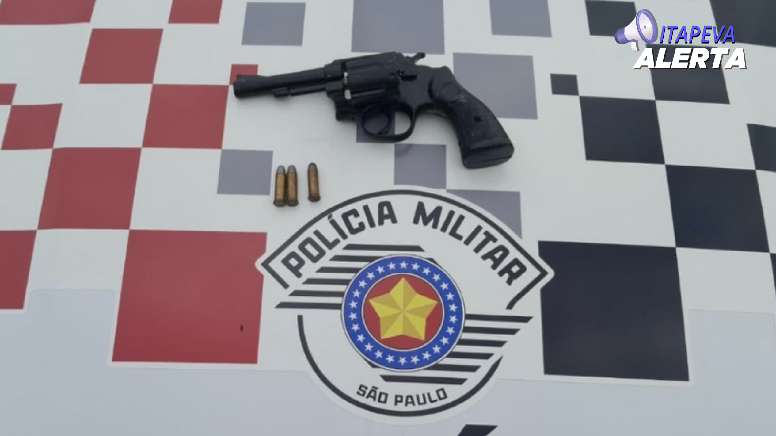 Homem é detido por posse irregular de arma de fogo e violência doméstica em Itapeva