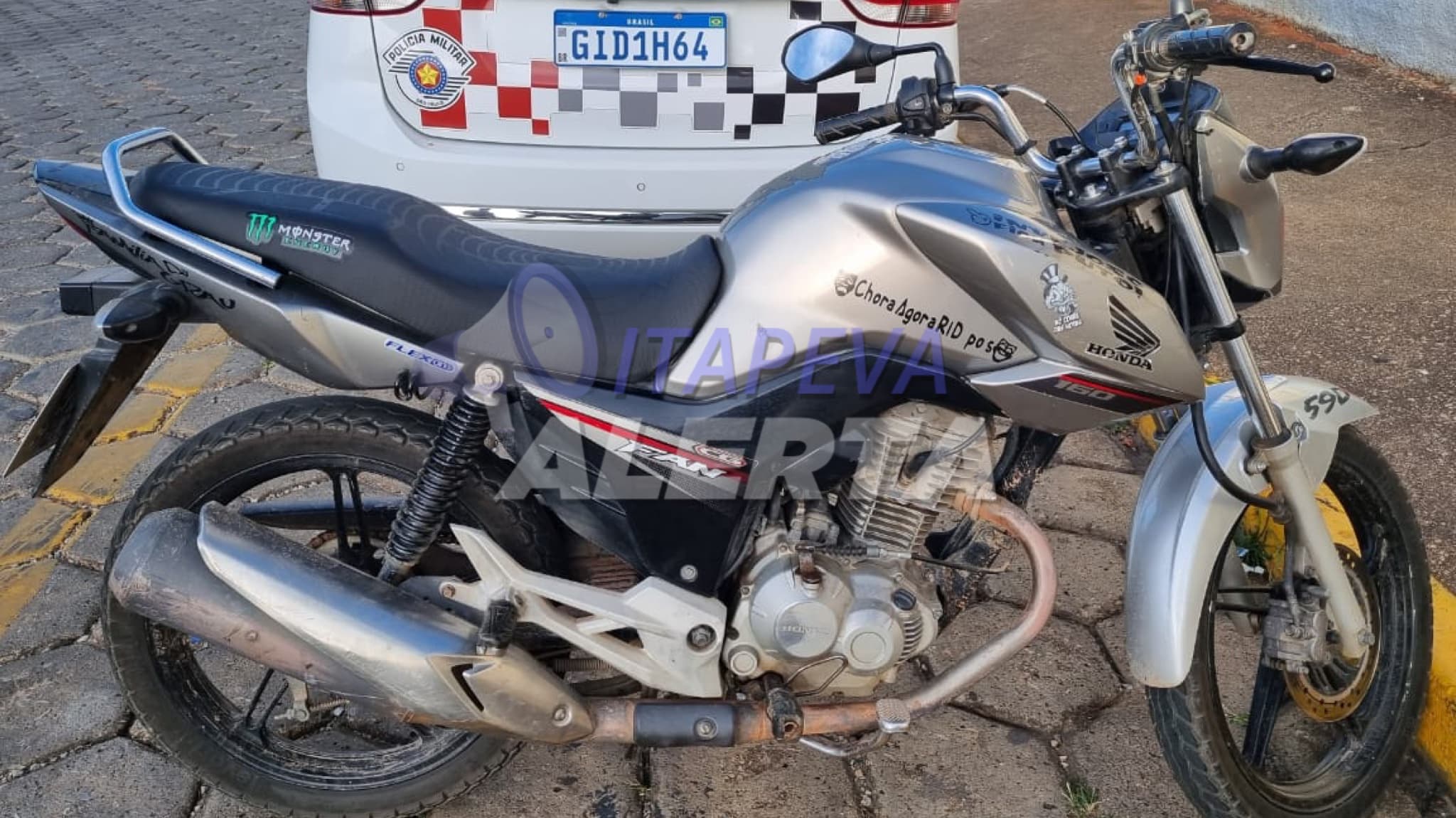Após furtar moto no Paraná, homem é preso em Ribeirão Branco/SP