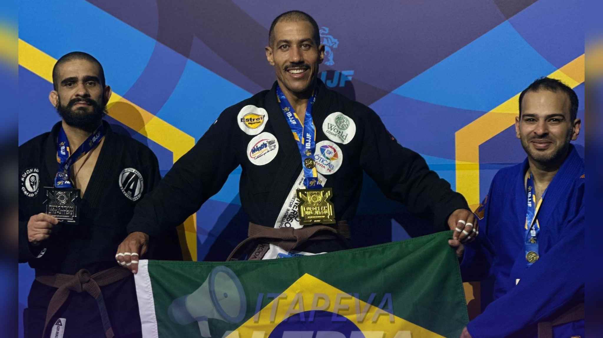 Itapevense Júlio César é campeão em campeonato Europeu de Jiu Jitsu em Paris