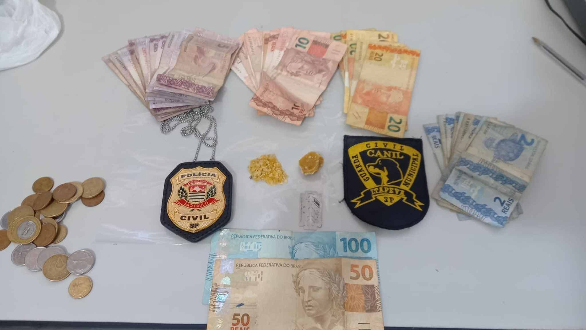 Traficante é preso em flagrante e drogas são apreendidas pela DISE e Guarda Municipal na Vila São Benedito Itapeva/SP
