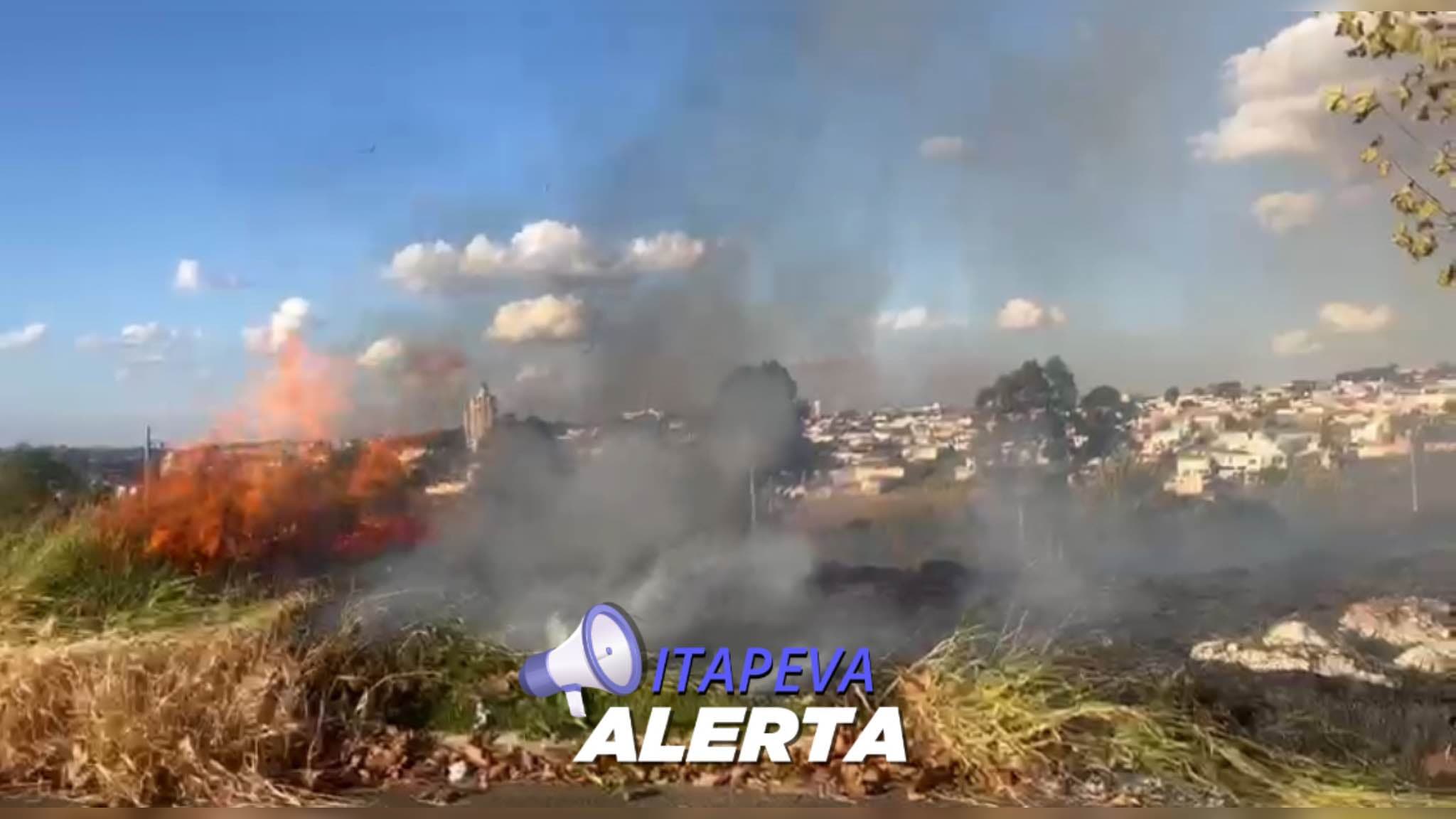 Incêndio criminoso em Itapeva/SP