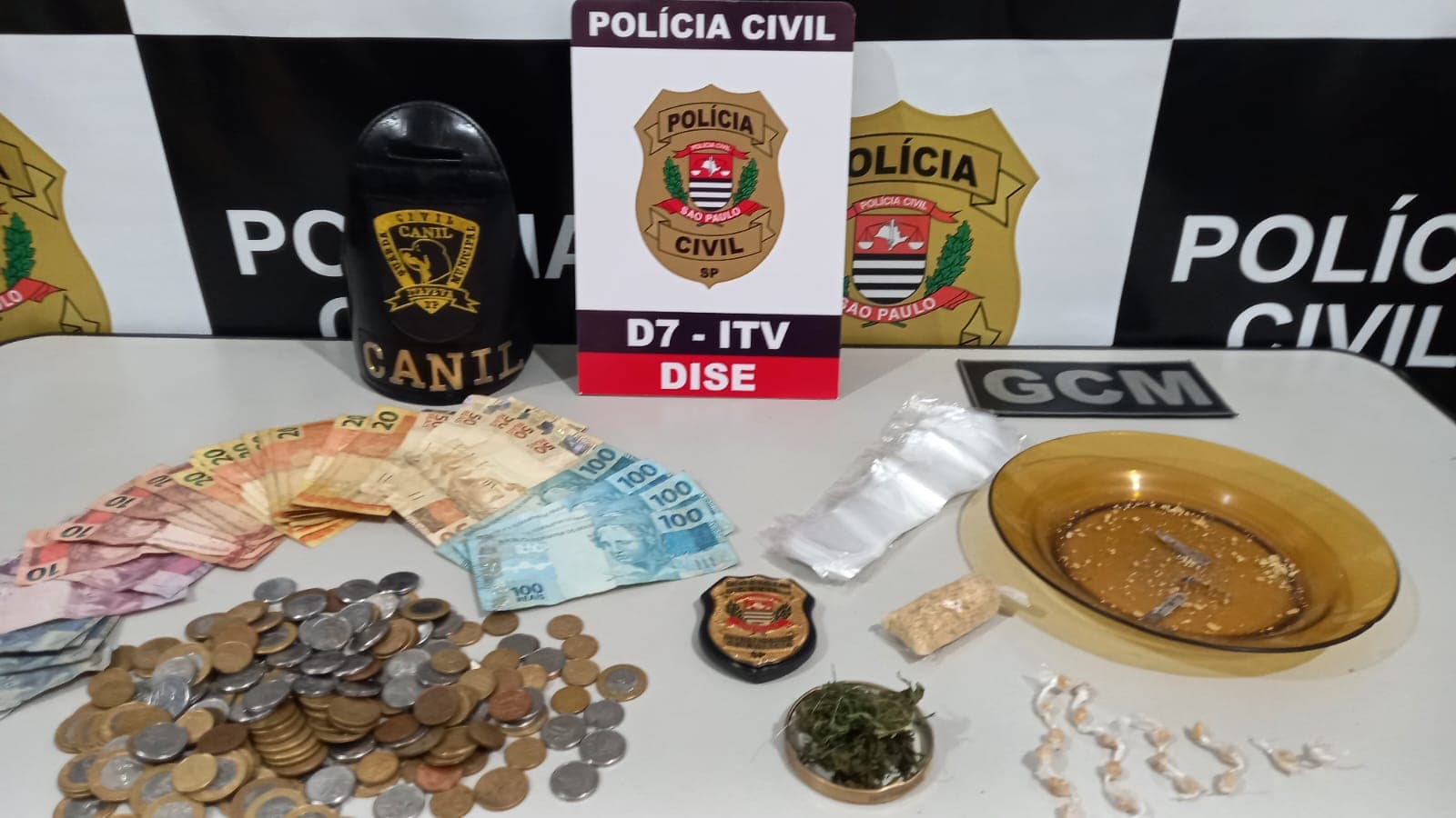 Casal é preso por tráfico de drogas no Bairro Morada do Bosque Itapeva/SP