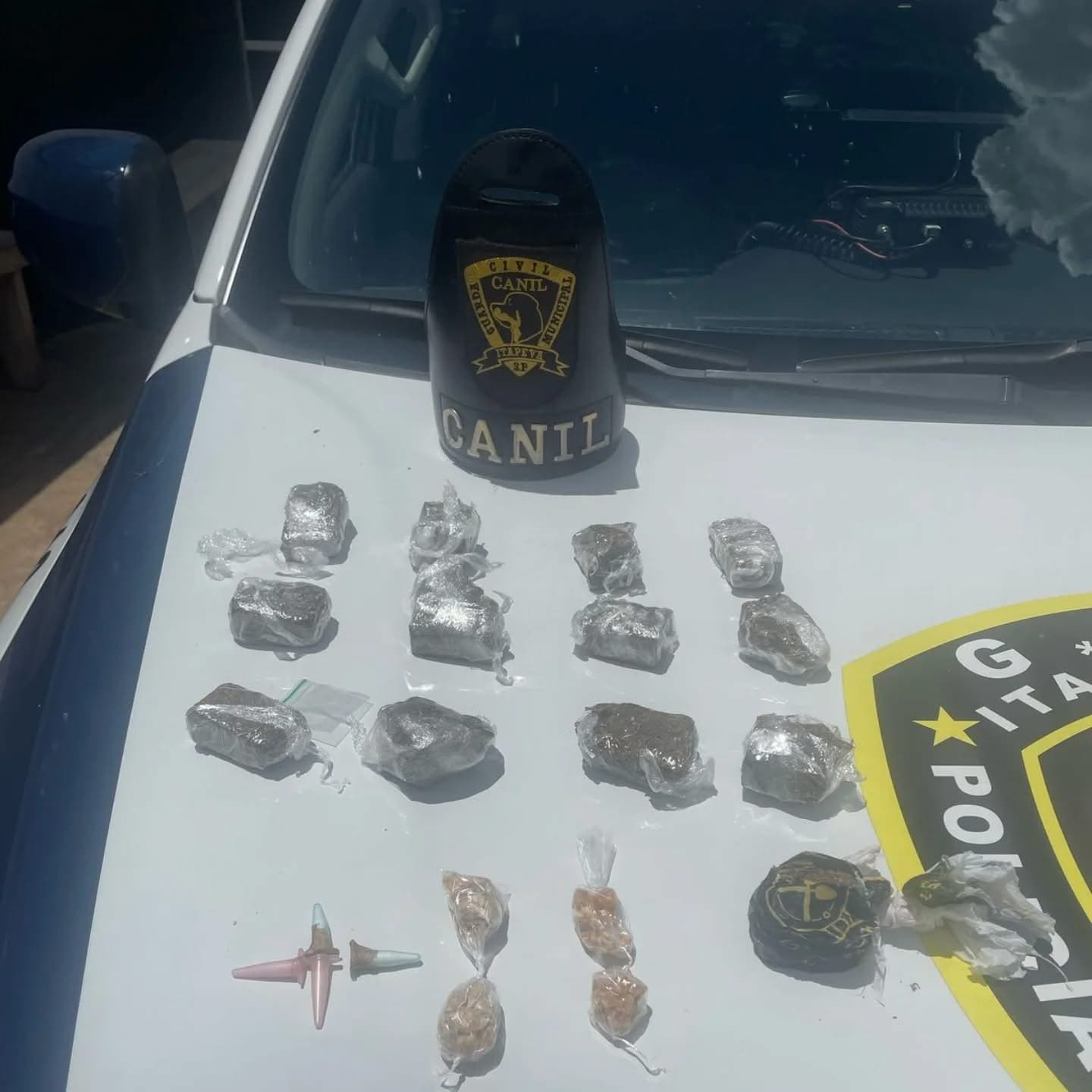 GCM de Itapeva apreende drogas em operação com cão farejador