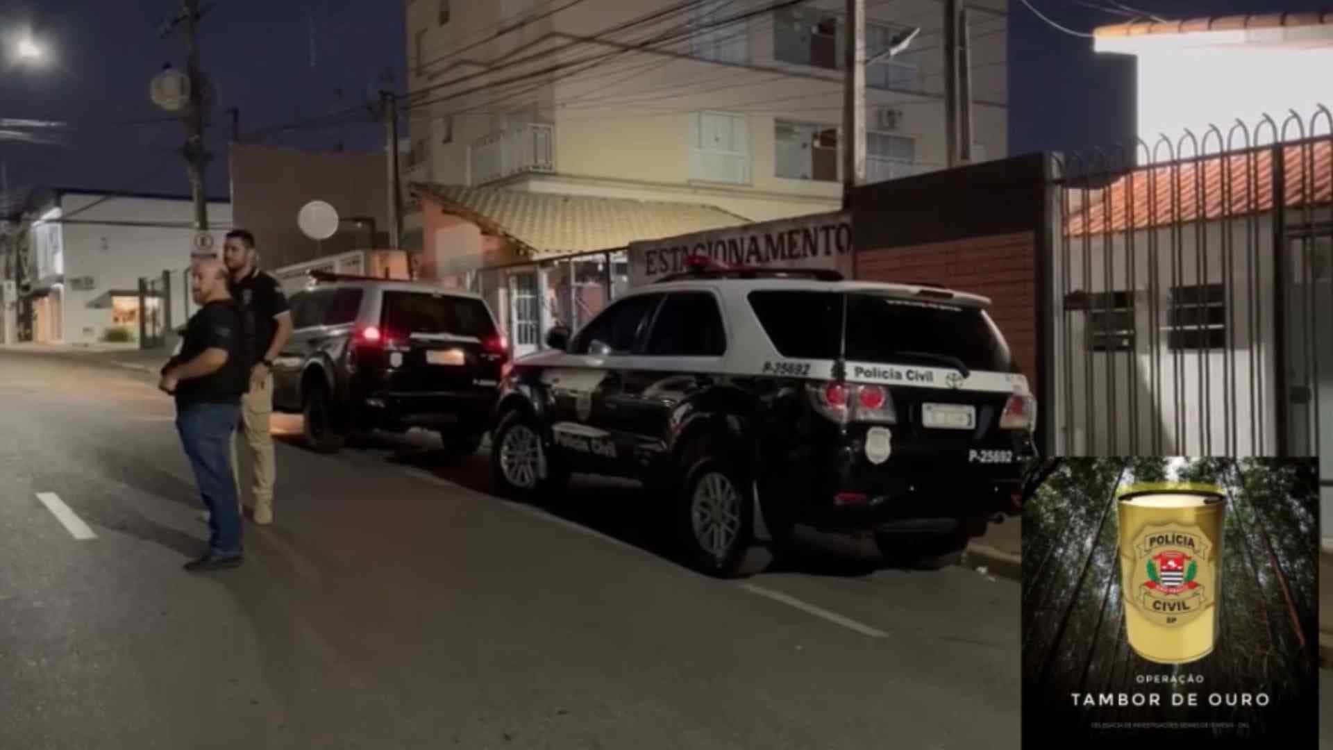 Polícia Civil de Itapeva prende quadrilha suspeita de furtar resina na região