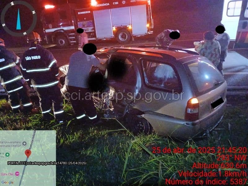 Grave acidente com 10 vítimas causa interdição total da Rodovia João Mellão em Avaré