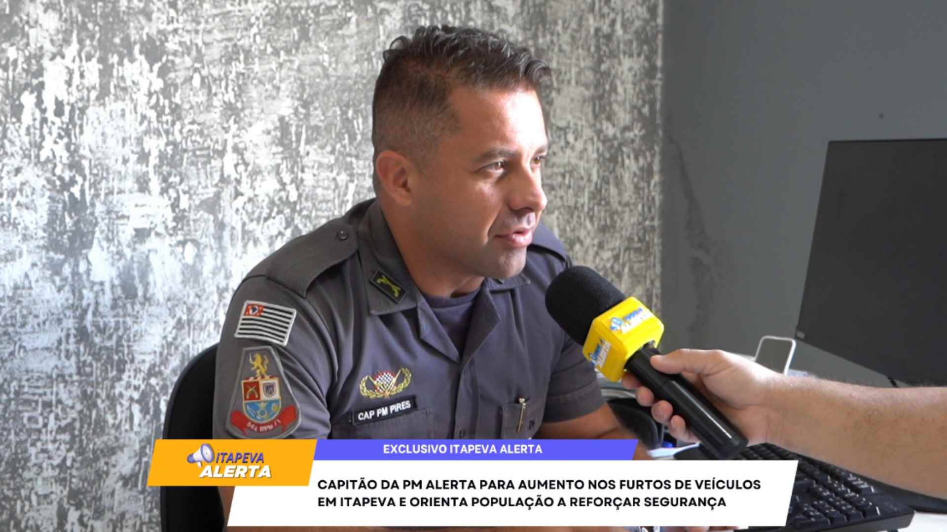 Capitão da PM alerta para aumento nos furtos de veículos em Itapeva e orienta população a reforçar segurança