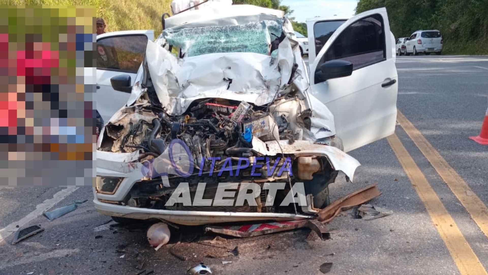 Carro da Saúde da Prefeitura de Barra do Chapéu se envolve em grave acidente na SP-250; cinco ficam feridos, incluindo um bebê de 3 meses