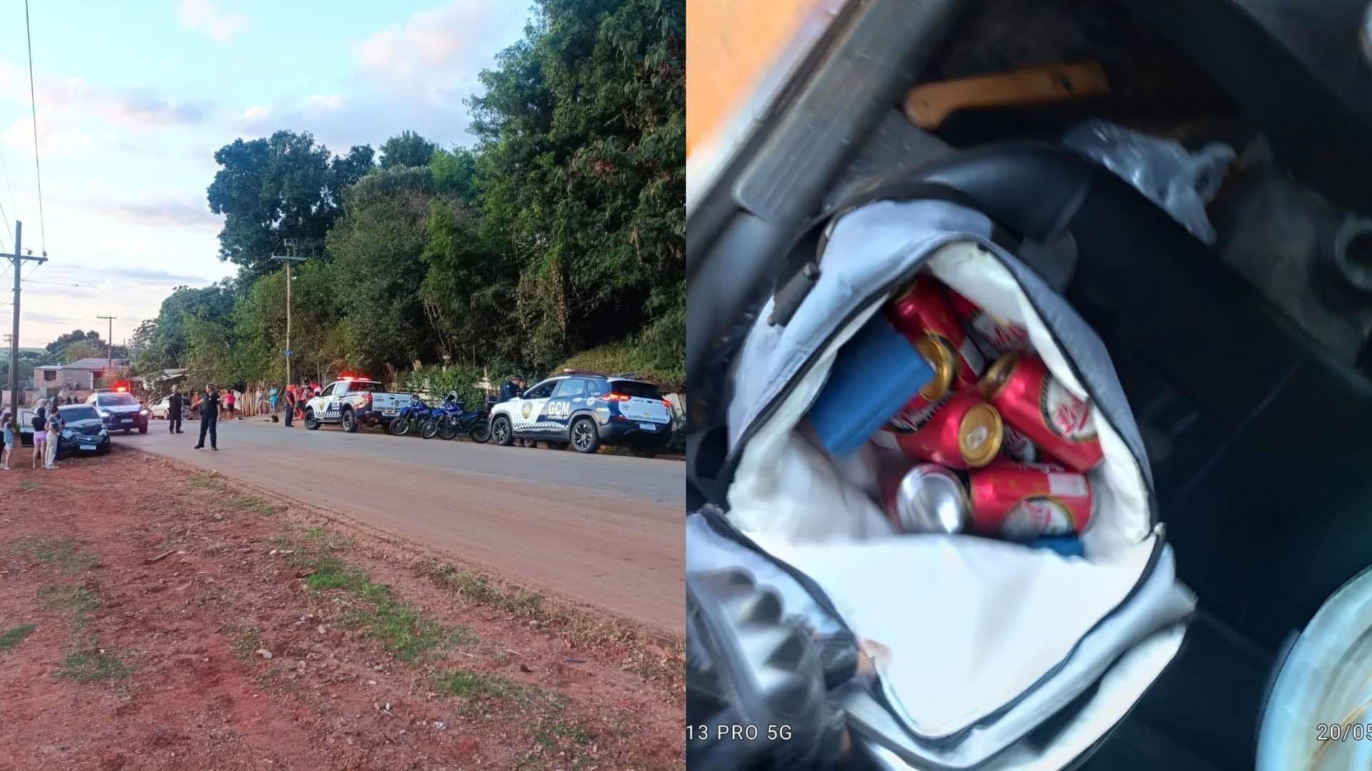 Condutor embriagado provoca acidente e é preso em flagrante pela GCM