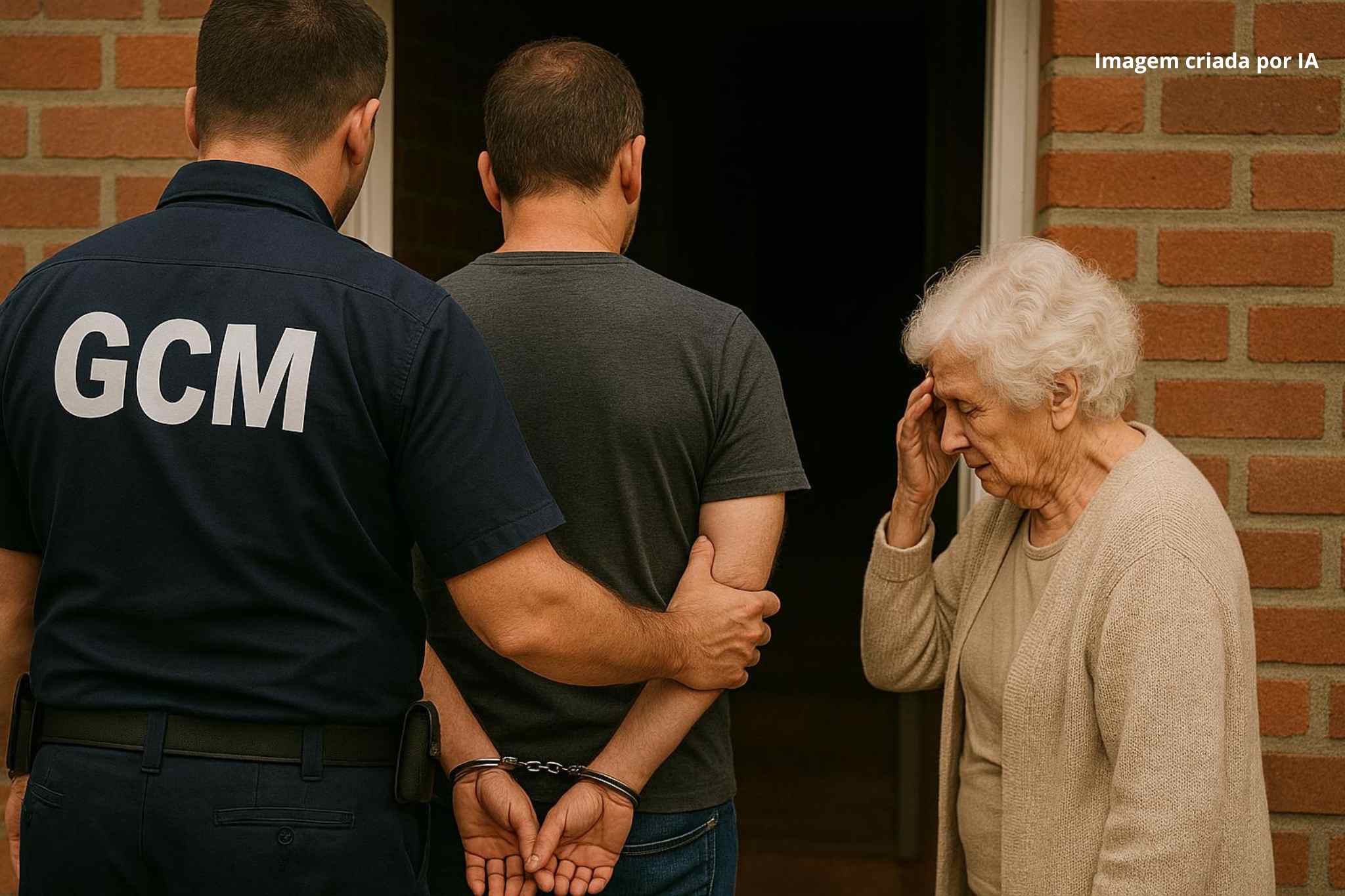 Homem é preso após agredir mãe de 81 anos em Itapeva/SP