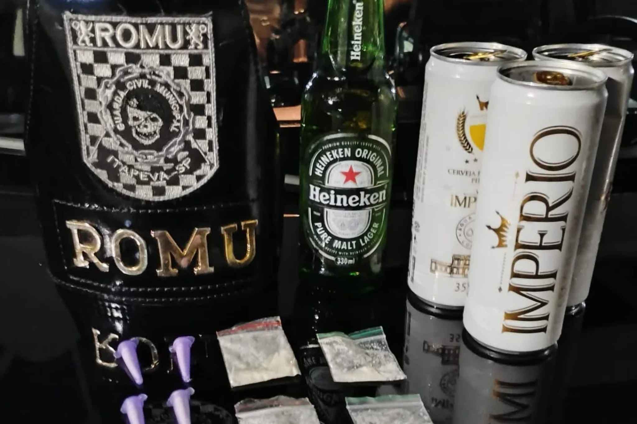 GCM de Itapeva prende homem por fornecer bebida alcoólica a adolescentes e portar drogas na Vila Ophelia