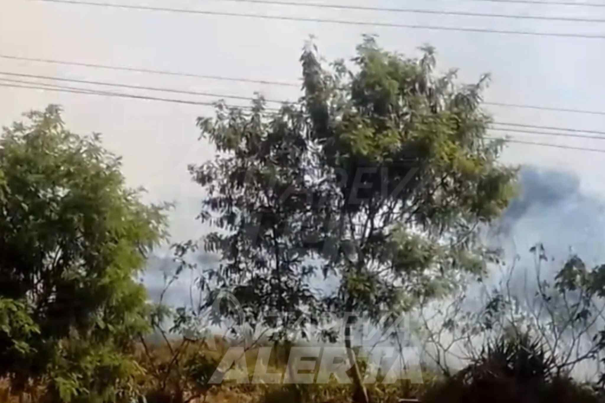 Incêndio em área de mata mobiliza Corpo de Bombeiros no bairro Santa Maria, em Itapeva
