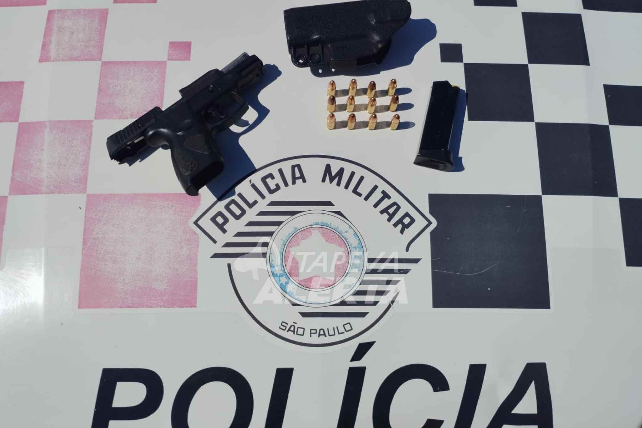 Homem é preso por porte ilegal de arma de fogo em Ribeirão Branco