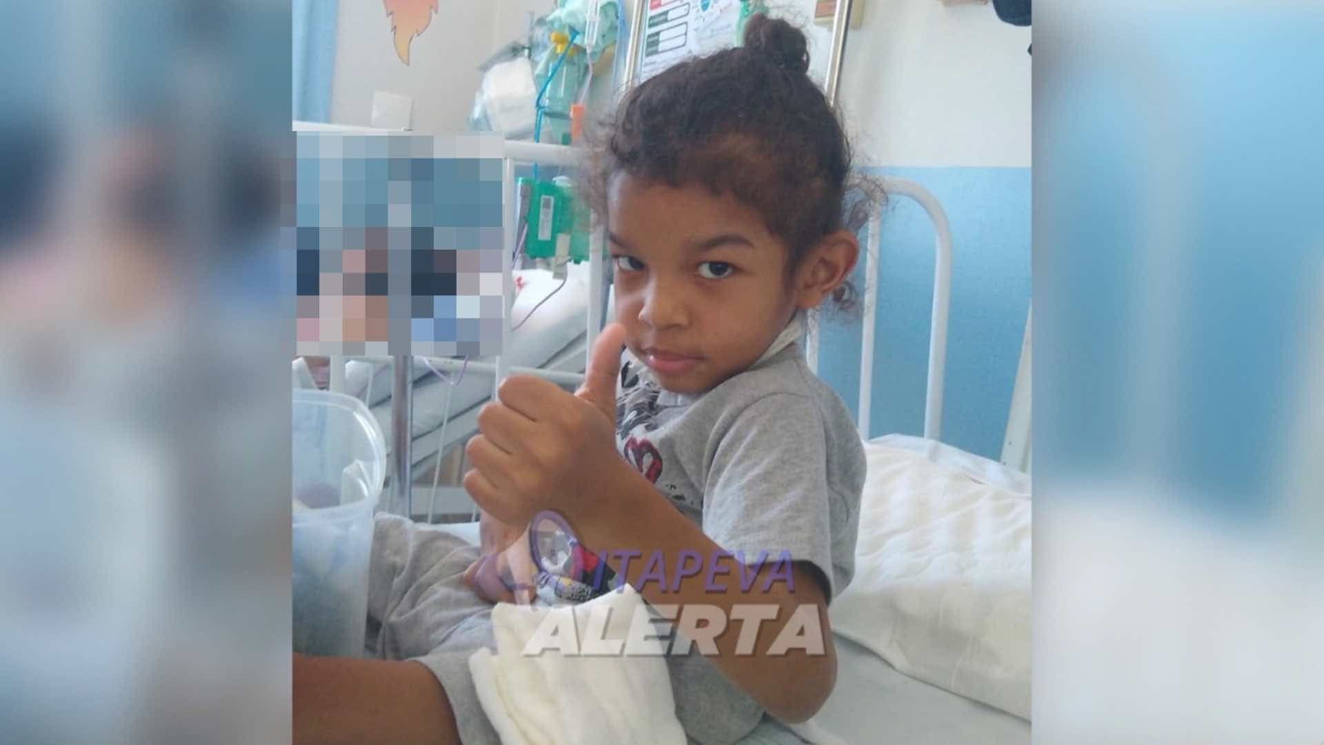 Pequeno Caíque apresenta melhora após 40 dias internado; família ainda pede justiça pelo suposto erro em Taquarivaí