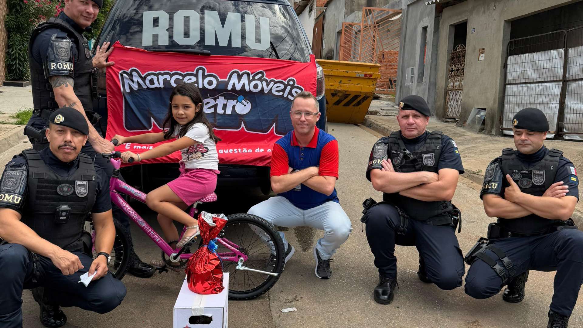 ROMU de Itararé realiza sonho de criança de 7 anos