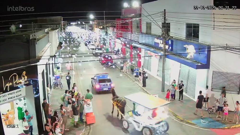 Agente de trânsito é agredido durante sinalização para evento natalino em Buri (SP)