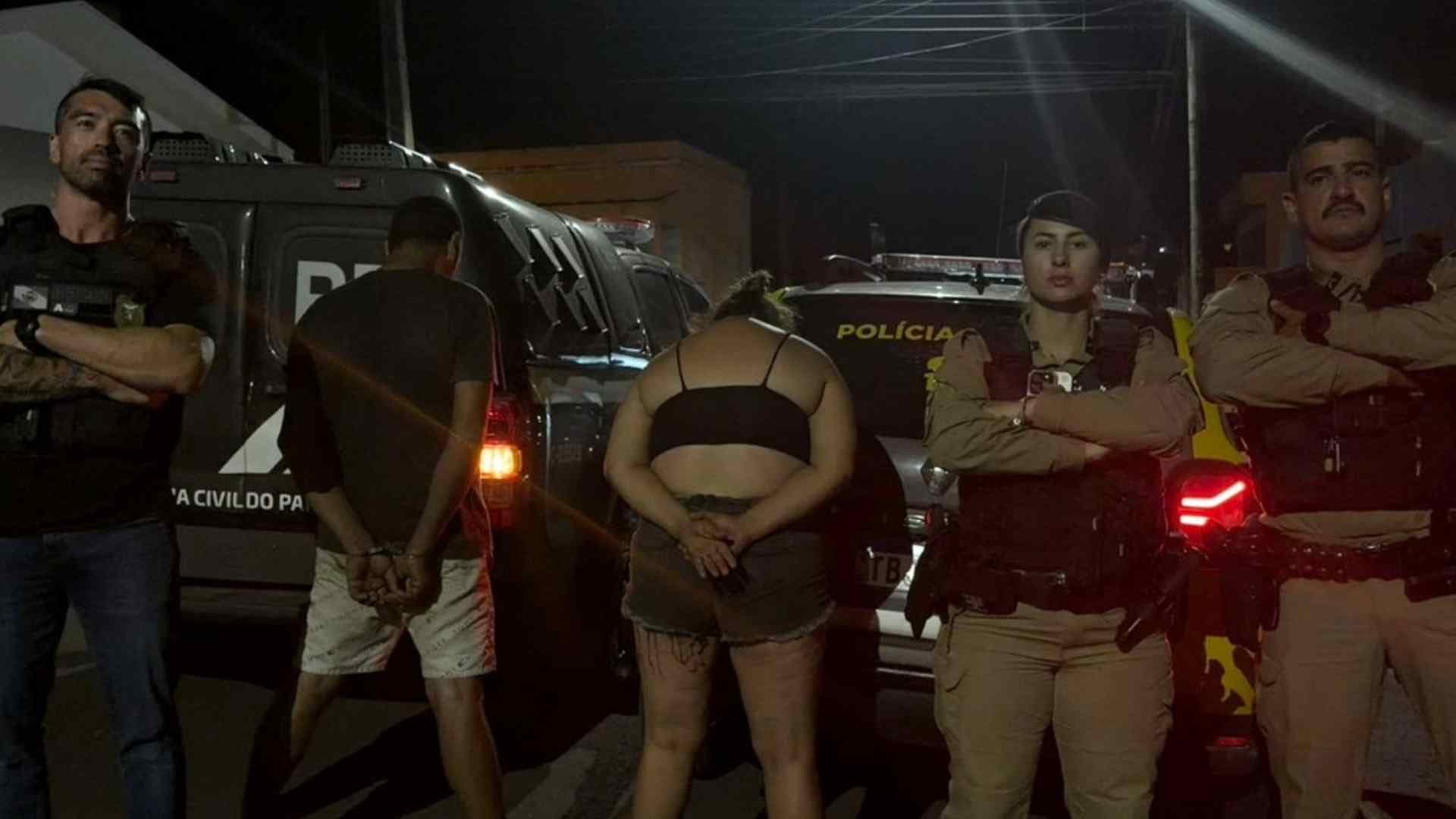 Casal procurado por homicídio em Bauru é preso em Salto do Itararé durante operação conjunta entre polícias do PR e SP