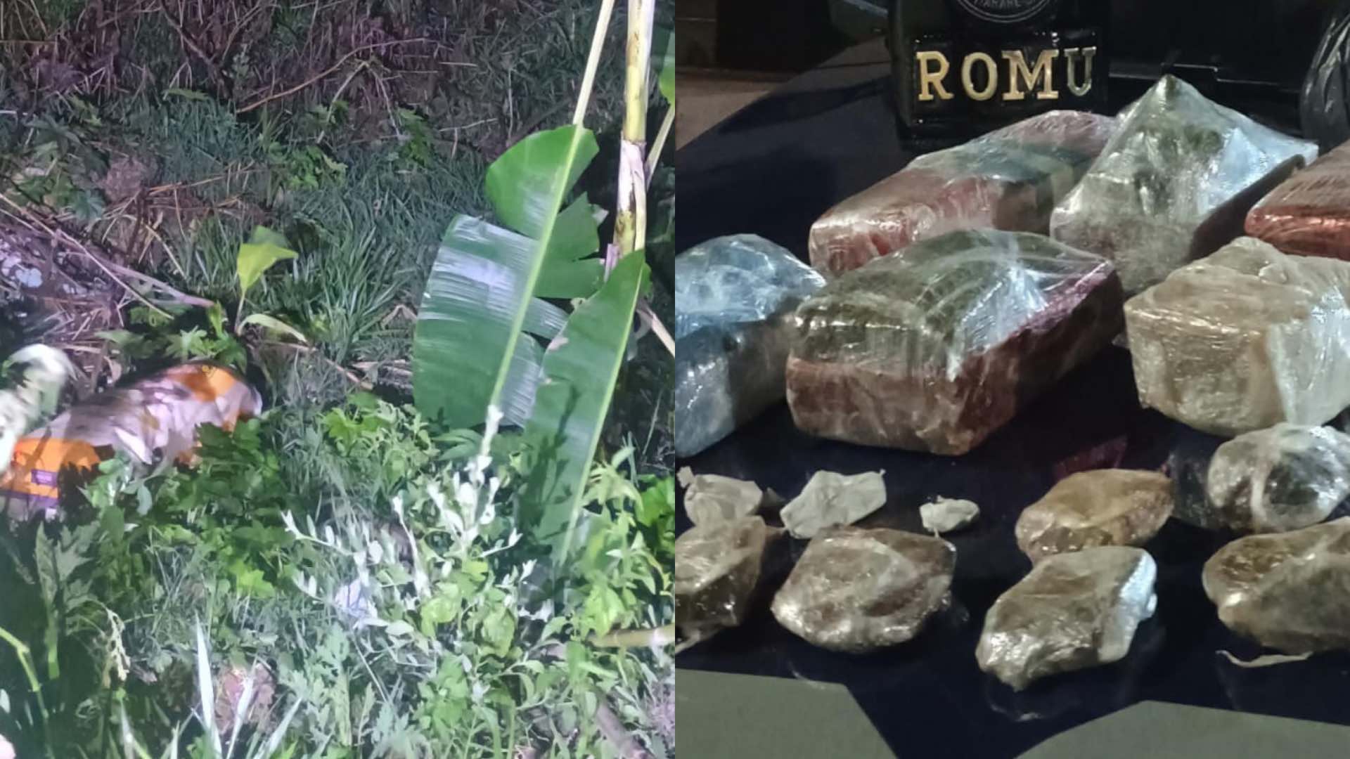 ROMU localiza grande esconderijo de drogas às margens do Córrego da Prata após denúncia anônima