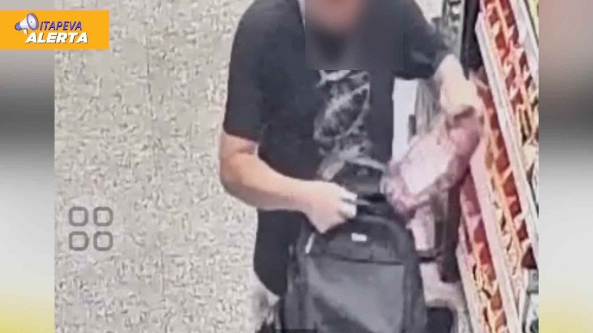 Homem furta carnes e bebidas em supermercado causa prejuízo superior a R$ 3 mil, é preso e liberado em seguida
