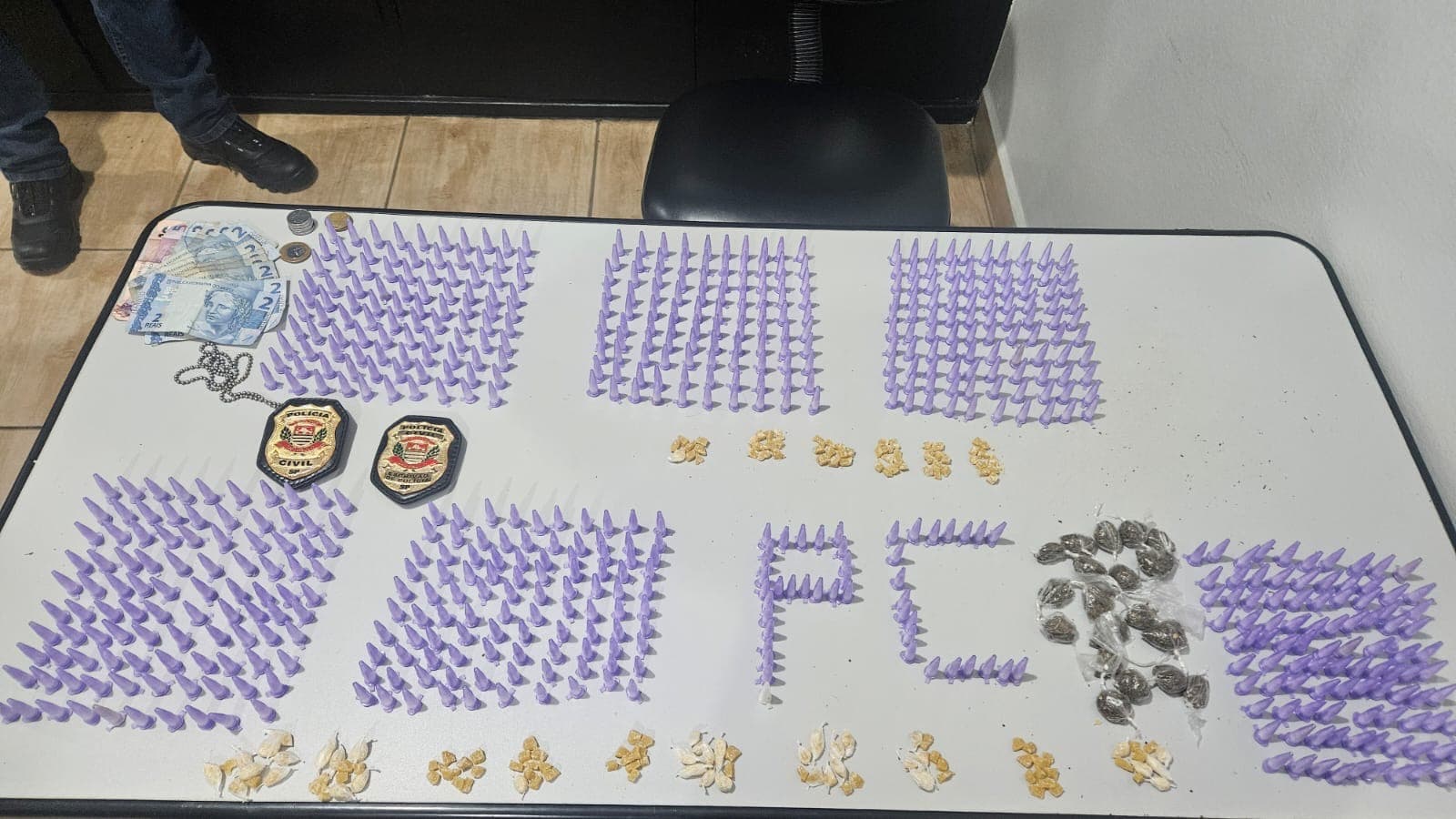 Polícia Civil e Guarda Municipal apreendem grande quantidade de drogas em Itapeva