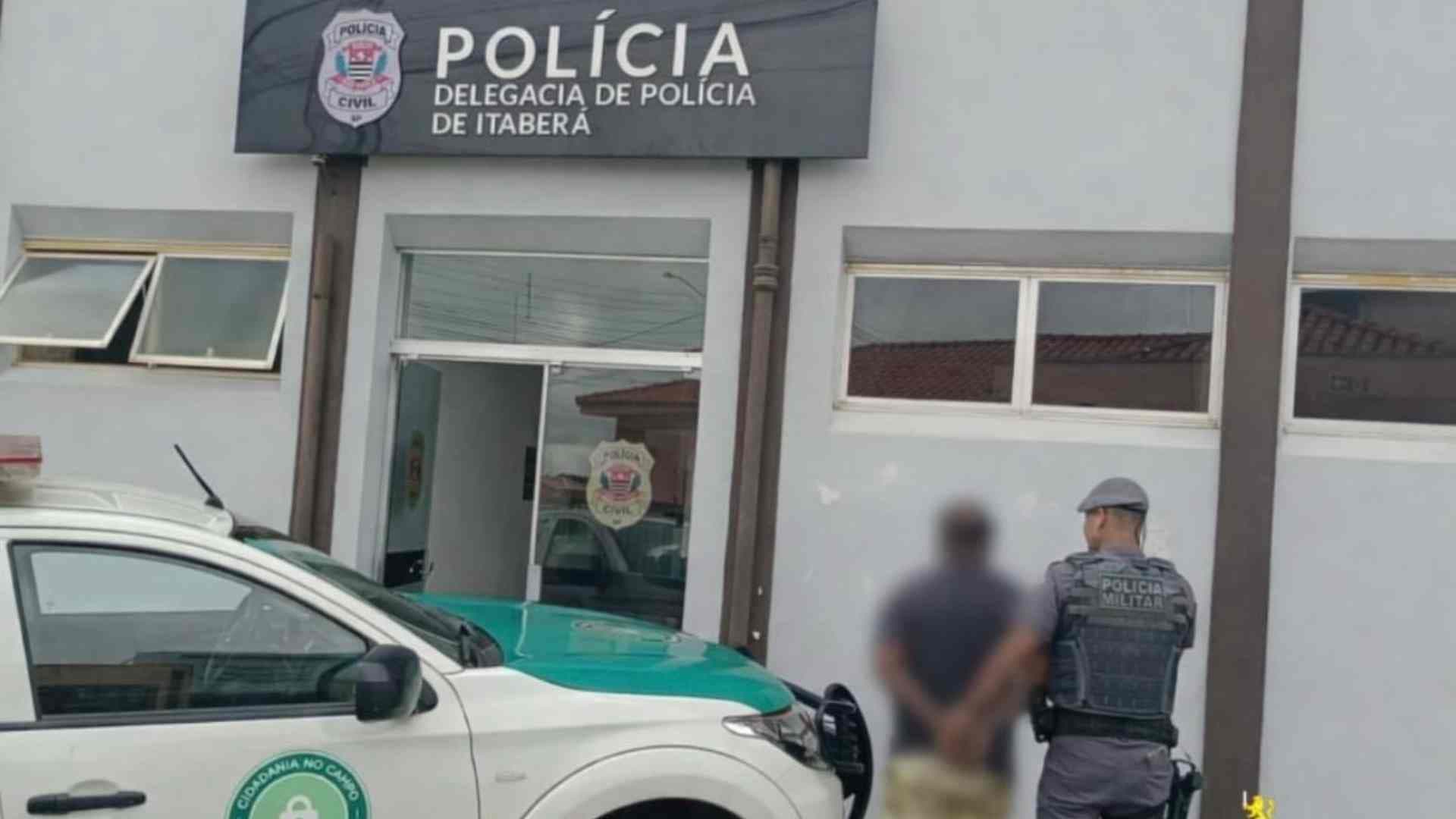 Homem é preso após furtar televisão de escola em Itaberá