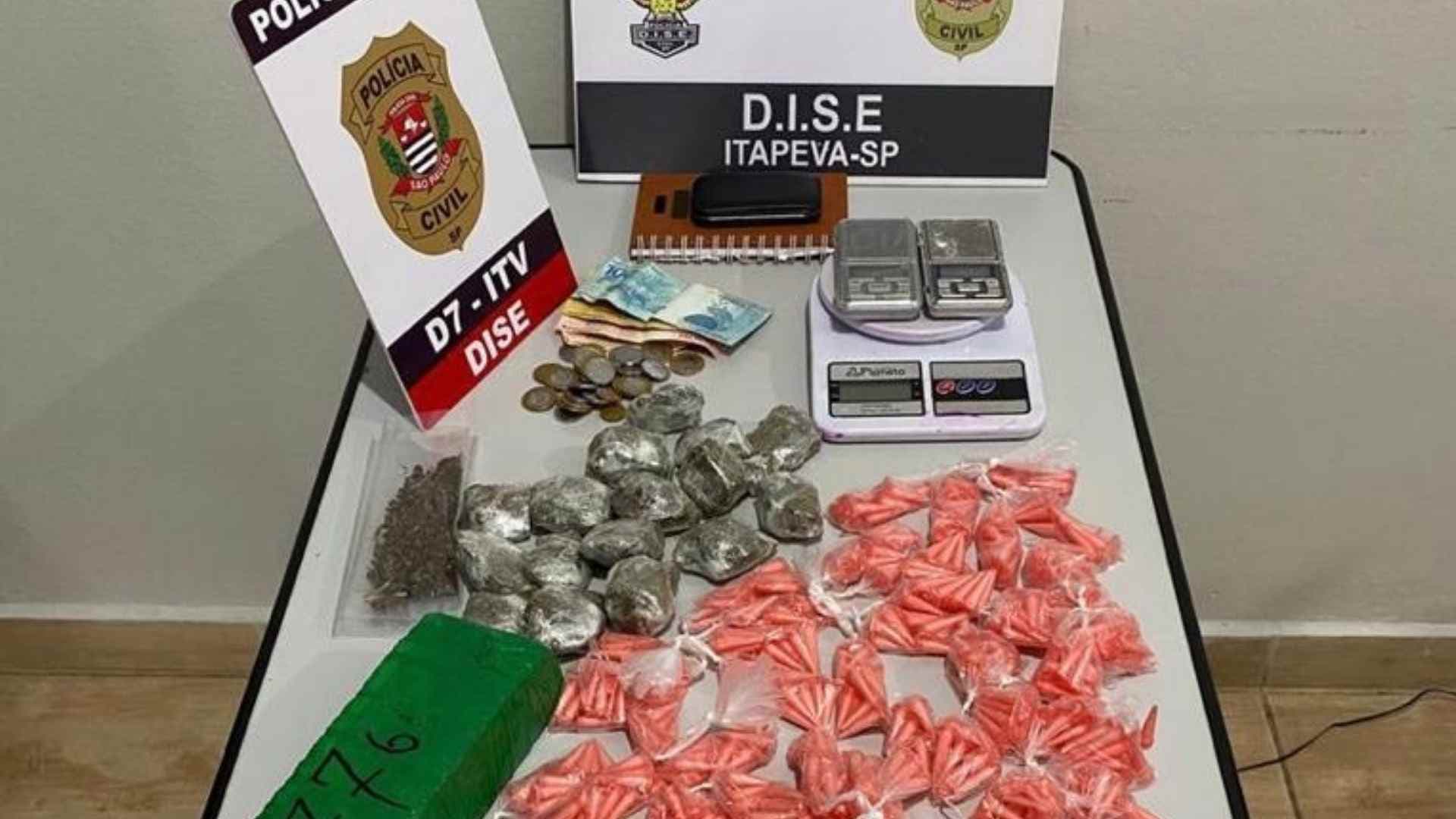 Polícia Civil apreende drogas e prende suspeito por tráfico no Jardim Imperador
