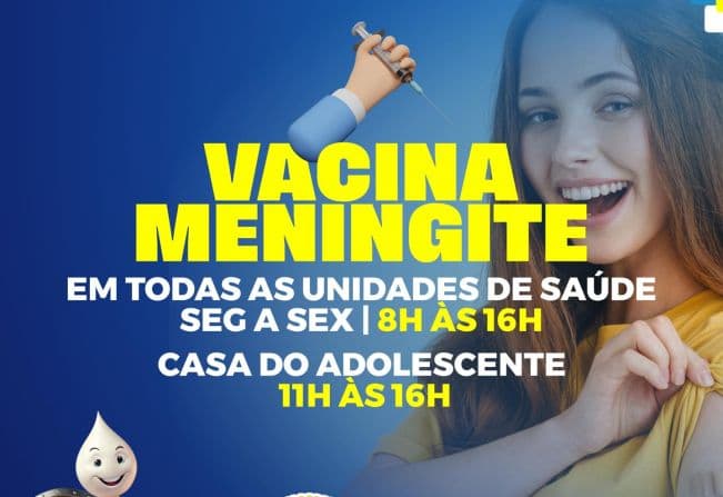 A Prefeitura de Itapeva, por meio da Secretaria Municipal da Saúde, está promovendo a campanha de vacinação contra a meningite em todas as unidades de saúde.