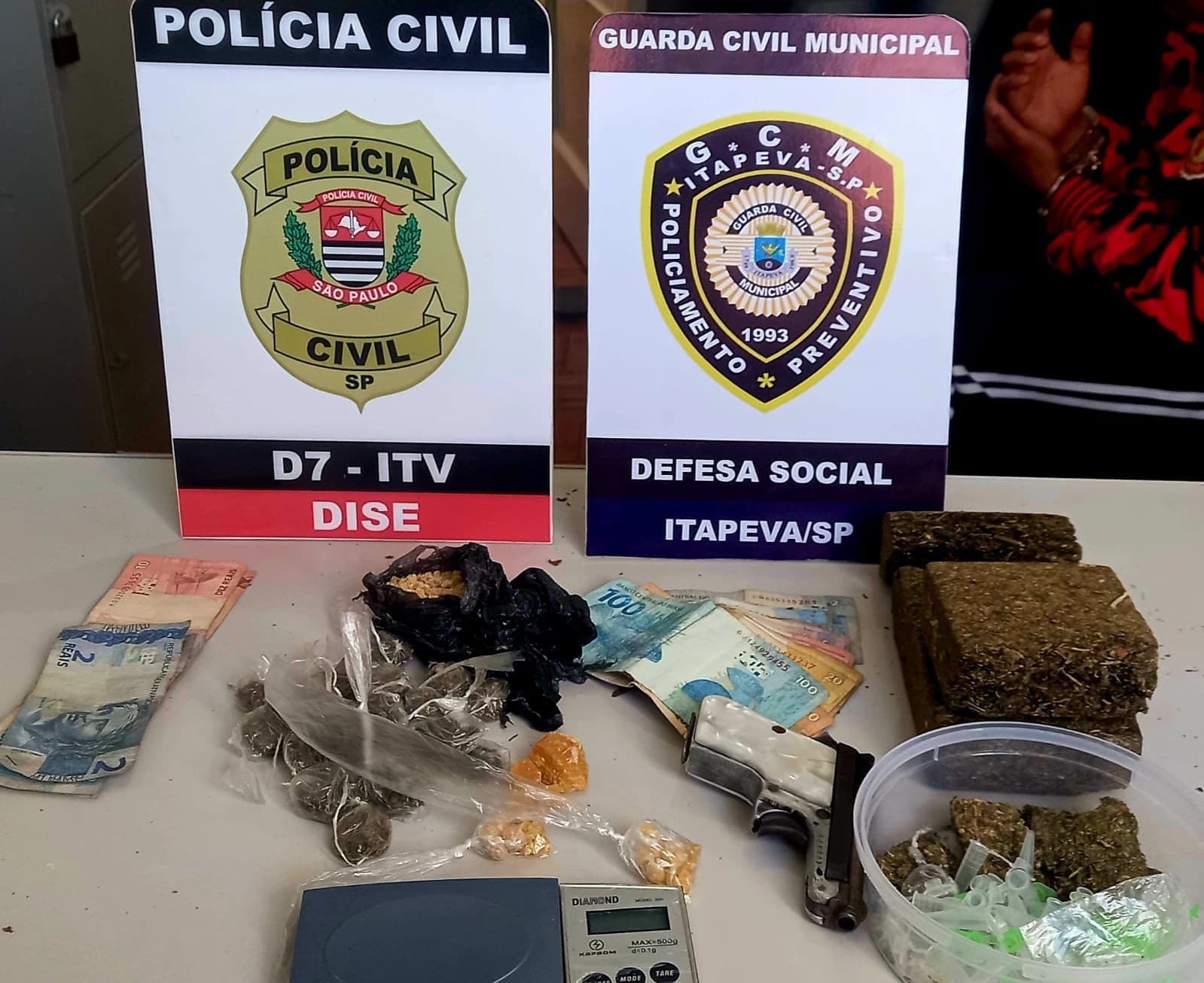 Traficantes são presos e drogas apreendidas em operação da DISE na Vila Mariana e São Camilo, Itapeva/SP