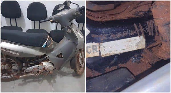 Jovem é preso após ser flagrado pilotando motocicleta com o chassi raspado em Itapeva/SP