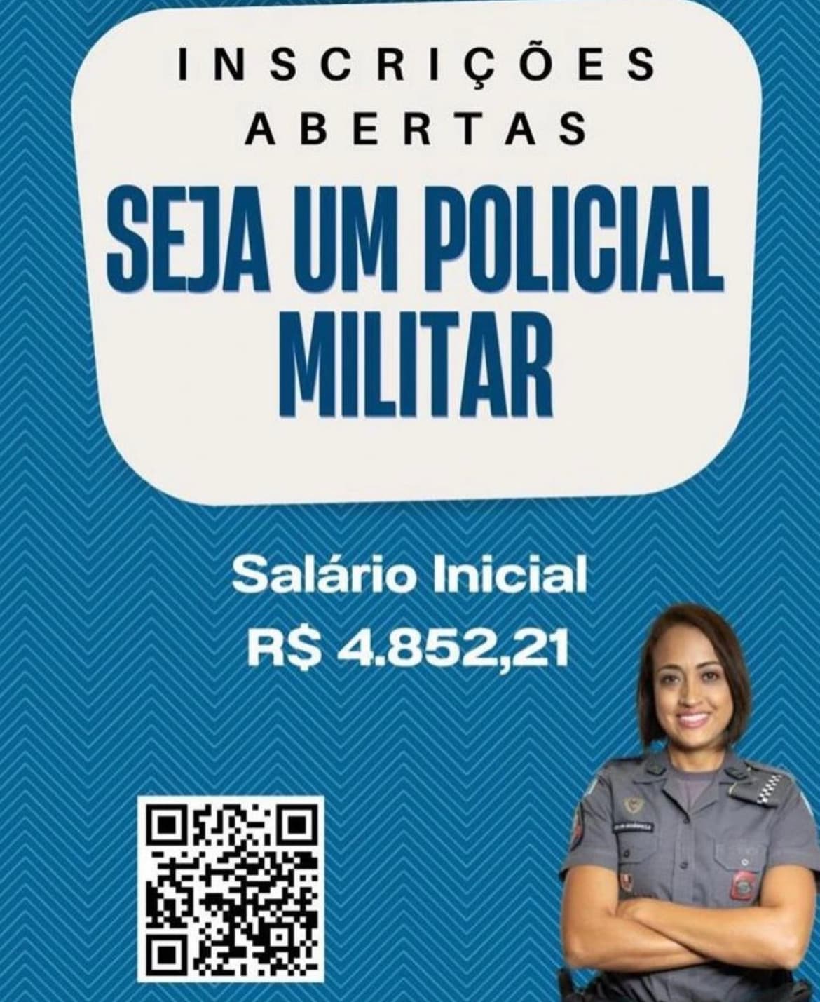 SEJA UM POLICIAL MILITAR! As inscrições para o concurso de Soldado da Polícia Militar já estão abertas!