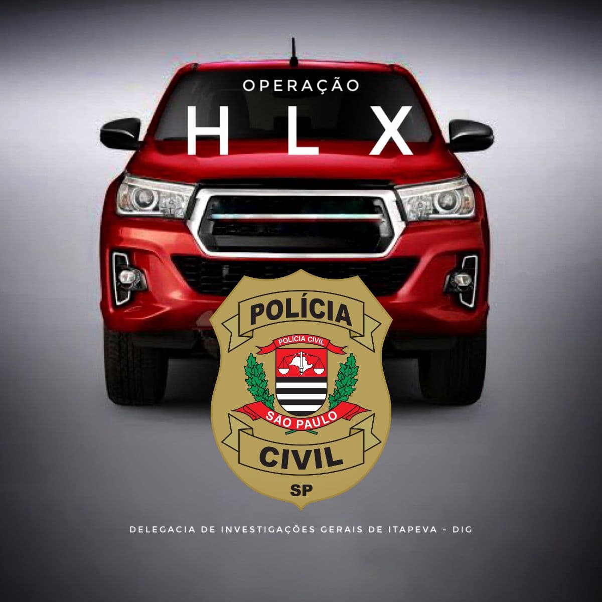 Após furtar 10 caminhonetes Hilux em Itapeva e região, 4 integrantes de uma quadrilha são presos pela Polícia Civil