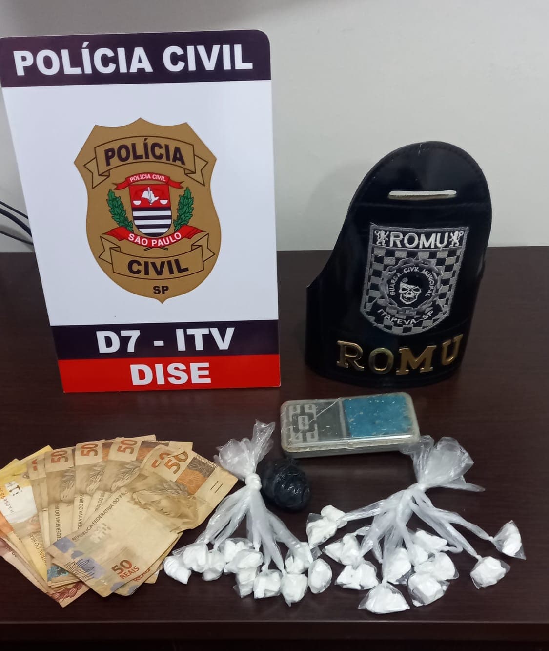 Homem é preso por tráfico de drogas no Jardim Bonfiglioli