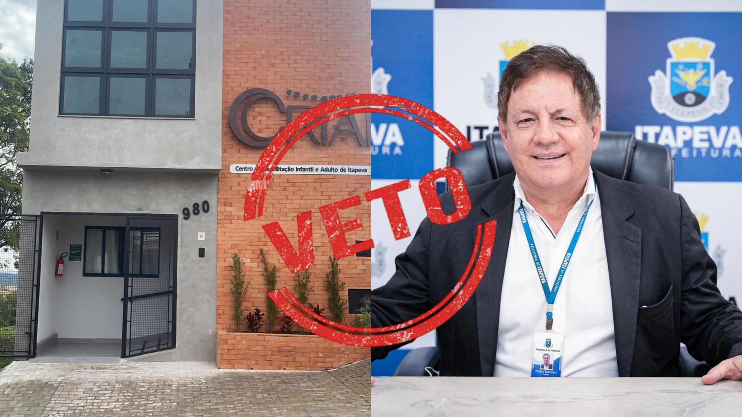 Prefeito de Itapeva veta projeto de lei que beneficiaria clínica de reabilitação