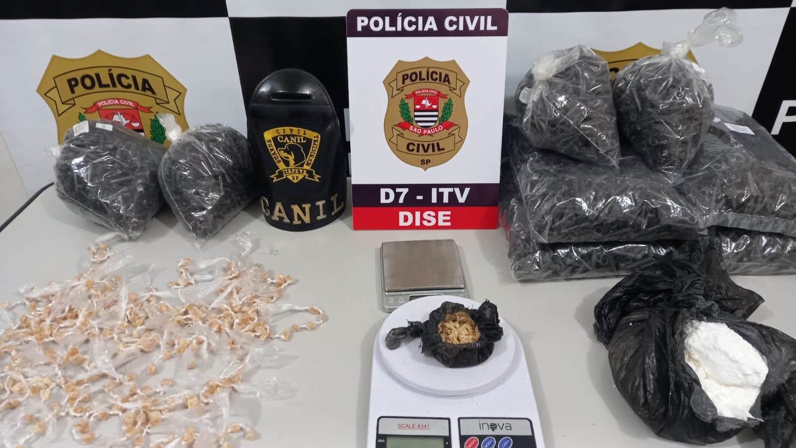 Polícia desmantela esquema de tráfico de drogas em Itapeva