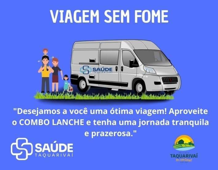 Prefeitura de Taquarivaí fornece lanches para pacientes e acompanhantes durante viagens médicas