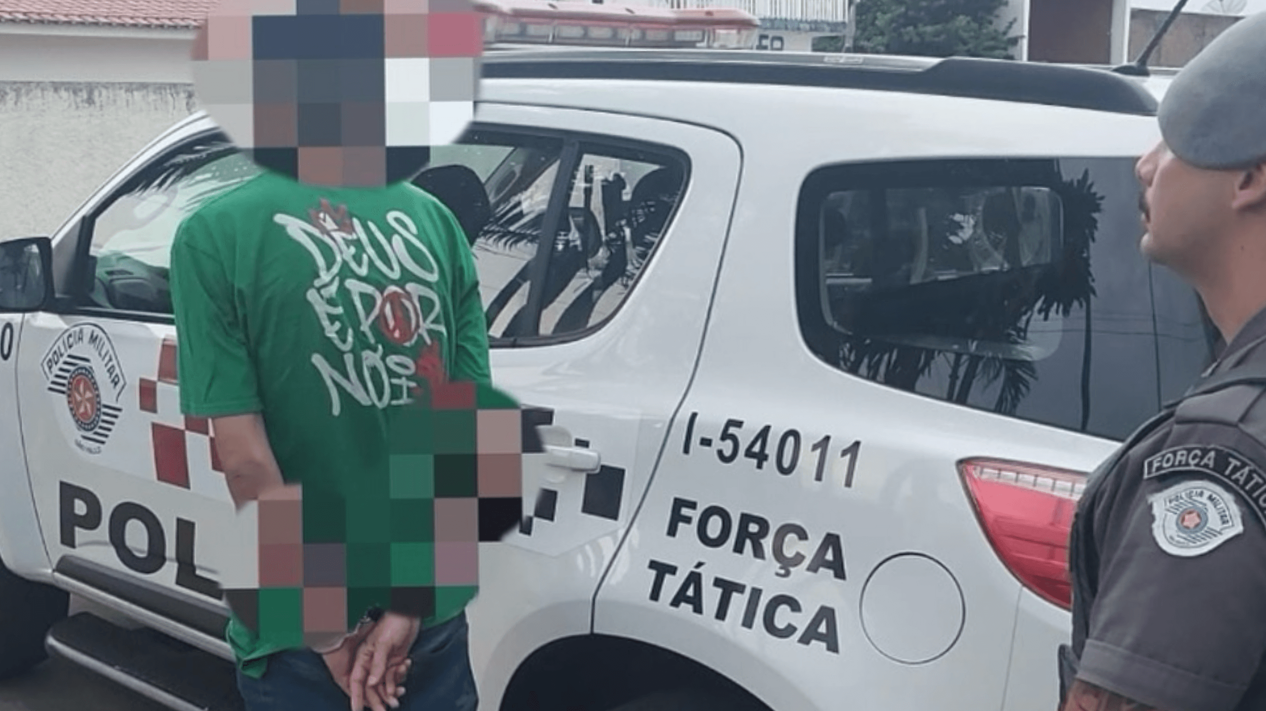 POLÍCIA MILITAR PRENDE INDIVÍDUO PROCURADO PELA JUSTIÇA EM TAQUARIVAÍ