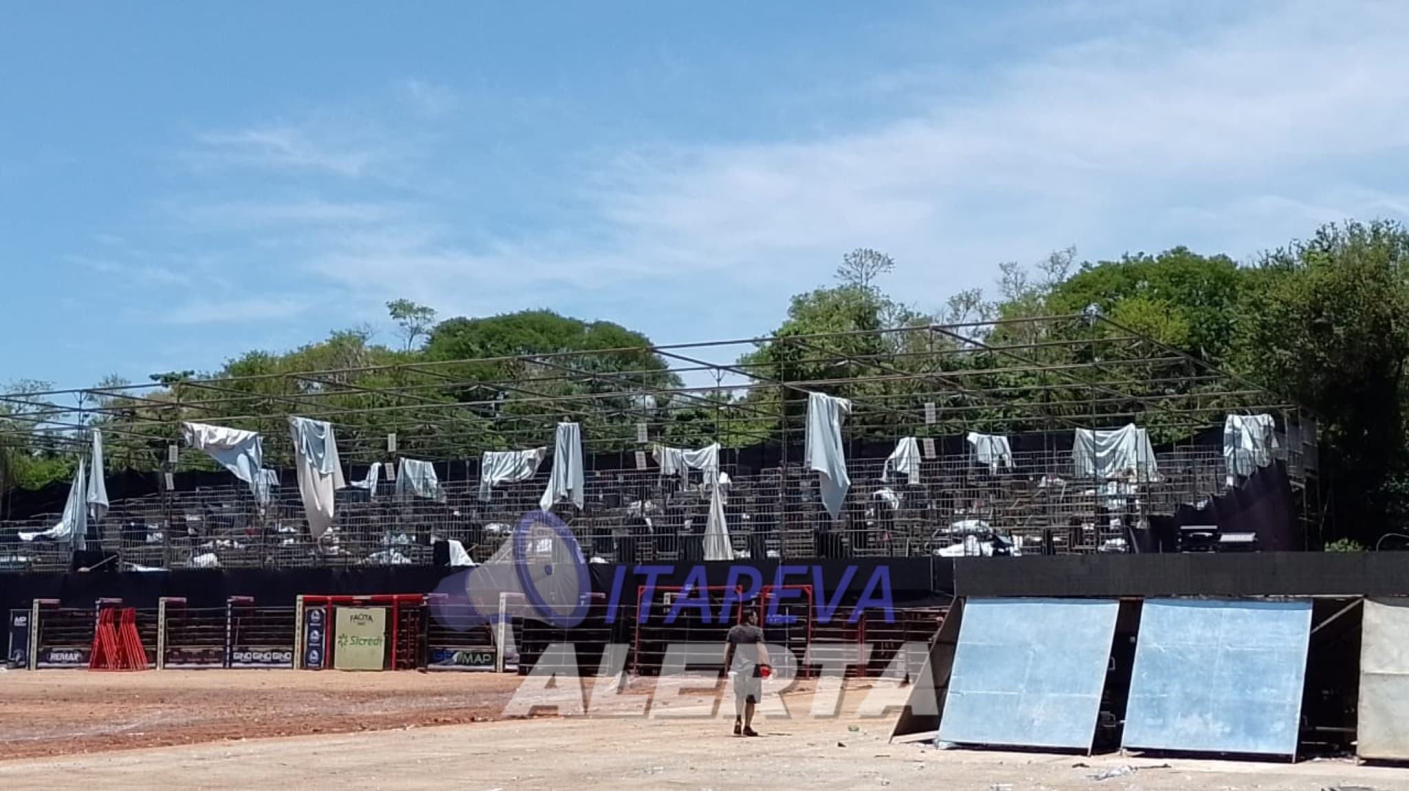 Temporal em Taquarituba durante final da FACITA causa cancelamento da programação