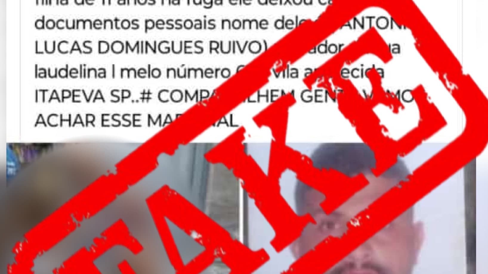 Itapevense inocente enfrenta transtornos após ser alvo de fake news sobre estupro e agressão